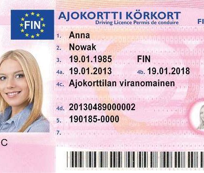 Buy Fake Drivers License of Finland