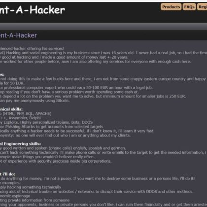 Rent A Hacker